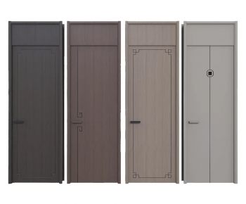 New Chinese Style Single Door-ID:863580769