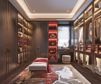New Chinese Style Clothes Storage Area-ID:459908013