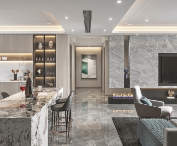 Modern A Living Room-ID:519664056