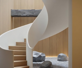 Modern Rotating Staircase-ID:639813905