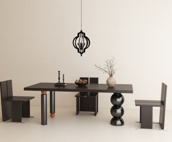Modern Dining Table And Chairs-ID:961488015