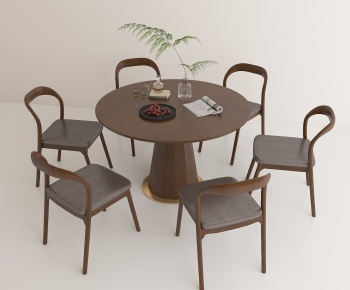 Modern Dining Table And Chairs-ID:722079045