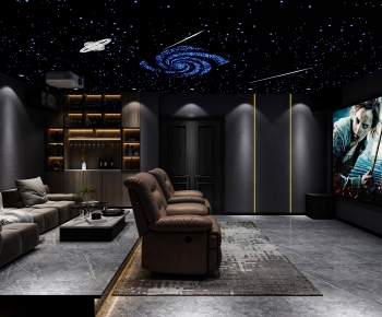 Modern Audiovisual Room-ID:958940033
