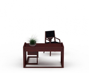 Modern Computer Desk And Chair-ID:947719102