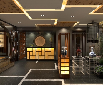 New Chinese Style Exhibition Hall-ID:901335956