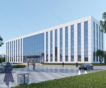 Modern Appearance Of Commercial Building-ID:728564984