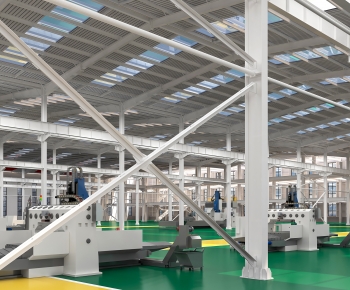 Modern Factory Floor/warehouse-ID:947077998