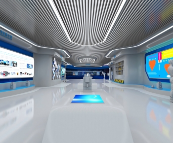 Modern Exhibition Hall-ID:635855912