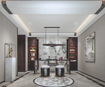 New Chinese Style Tea House-ID:663403031