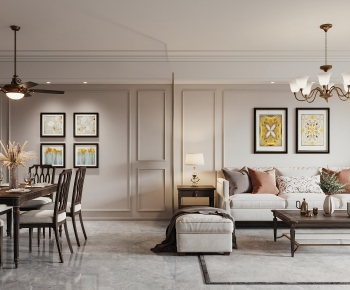American Style A Living Room-ID:408678057