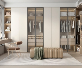 Modern Clothes Storage Area-ID:979120028