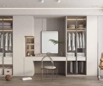 Modern Clothes Storage Area-ID:909353026