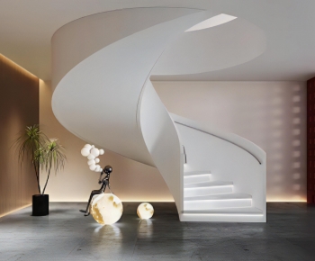 Modern Rotating Staircase-ID:178670974