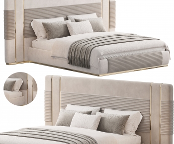 Modern Double Bed-ID:186988129
