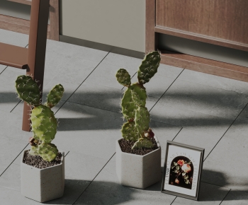 Modern Potted Green Plant-ID:602020039