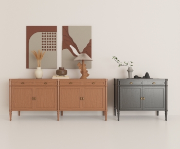 French Style Side Cabinet-ID:979084978