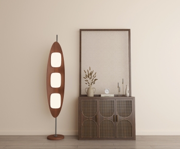Wabi-sabi Style Decorative Cabinet-ID:465459119