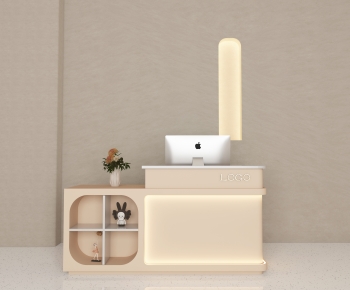 Modern Reception Desk-ID:393800971