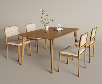 Nordic Style Dining Table And Chairs-ID:402761945