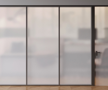 Modern Glass Screen Partition-ID:651757002