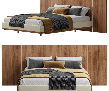 Modern Double Bed-ID:153686051