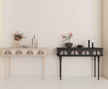 French Style Entrance Cabinet-ID:141223919