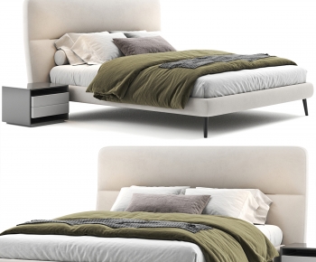 Modern Double Bed-ID:739660384
