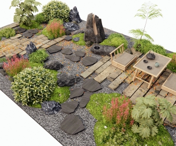 New Chinese Style Courtyard/landscape-ID:412570004