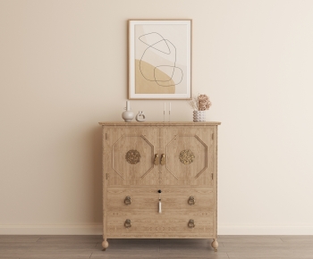 New Chinese Style Side Cabinet-ID:138089714