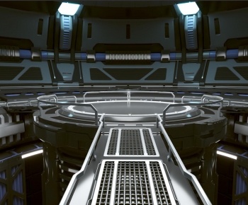 Modern Exhibition Hall-ID:726840972