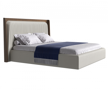 Modern Double Bed-ID:532758002