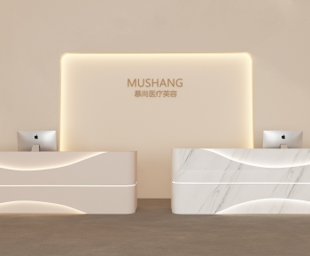 Modern Reception Desk-ID:153280023