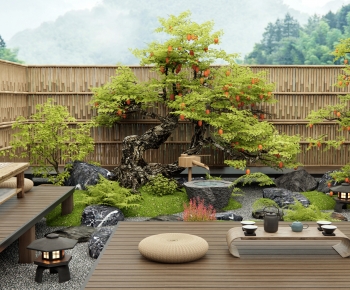 Japanese Style Courtyard/landscape-ID:261945969