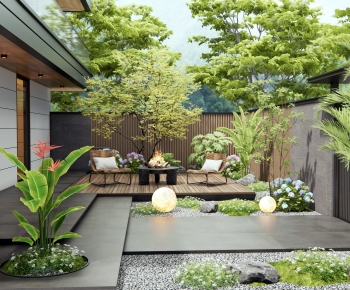 Modern Courtyard/landscape-ID:914298065