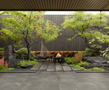 Modern Courtyard/landscape-ID:810555938