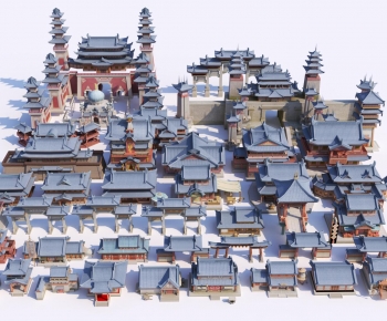 Modern Ancient Architectural Buildings-ID:853363042