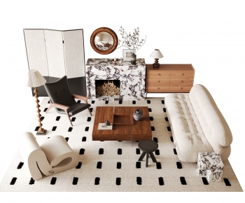 French Style Sofa Combination-ID:837352043
