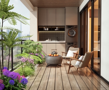 Modern Leisure Balcony-ID:279610238