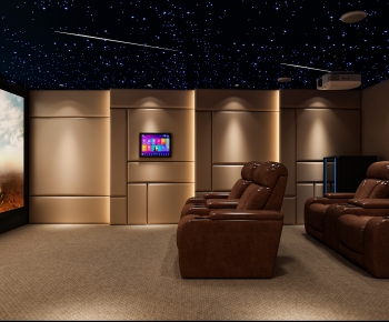 Modern Audiovisual Room-ID:756793981