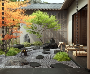 Japanese Style Courtyard/landscape-ID:623481046