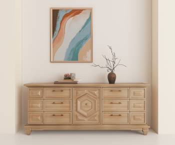 Nordic Style Side Cabinet-ID:618679592