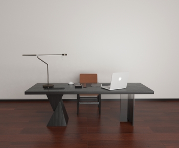 Modern Office Desk And Chair-ID:432343962