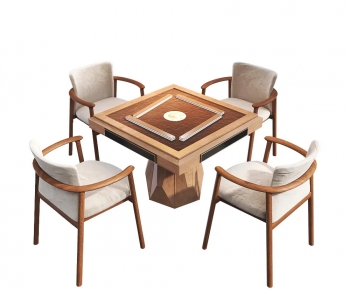 Modern Mahjong Tables And Chairs-ID:114059416