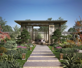 New Chinese Style Courtyard/landscape-ID:358491907