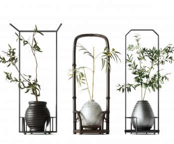 New Chinese Style Aquatic Green Plant-ID:986670979