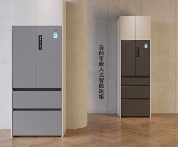 美的现代嵌入式冰箱组合-ID:646929035