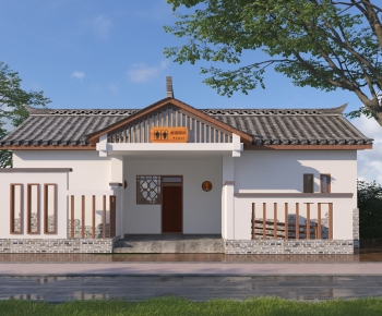New Chinese Style Public Building-ID:778388028