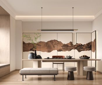 New Chinese Style Tea House-ID:524534948