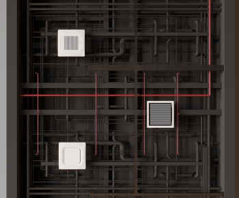 Industrial Style Suspended Ceiling-ID:246141915