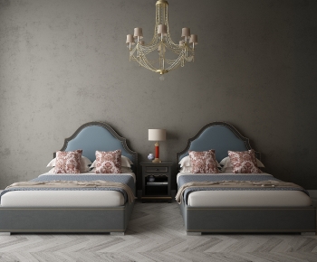 European Style Single Bed-ID:255939019